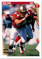 1997 Collector's Choice San Francisco 49ers Brent Jones #SF4