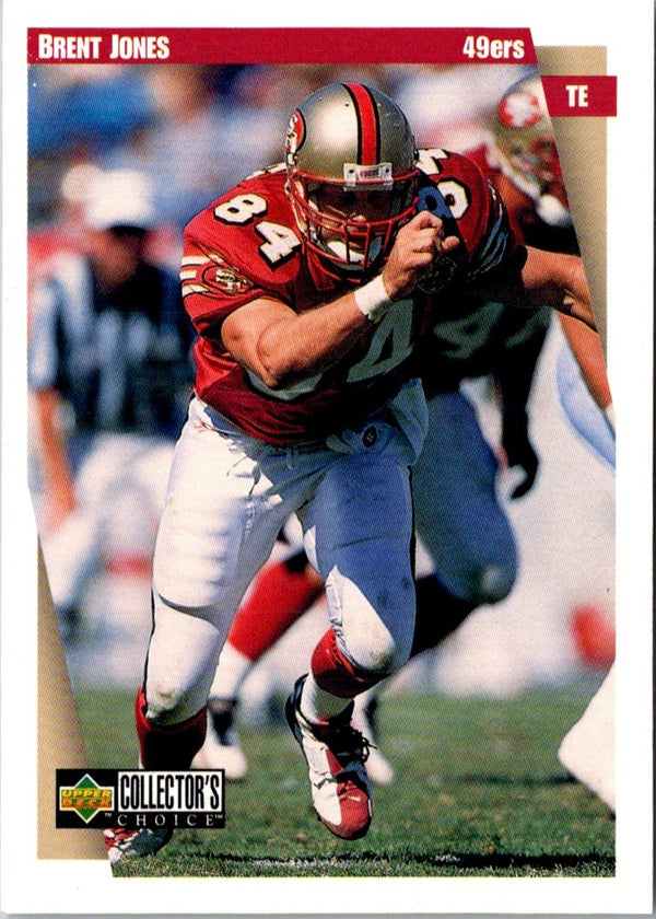 1997 Collector's Choice San Francisco 49ers Brent Jones #SF4