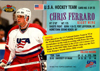 1993 Stadium Club Team USA Members Only Chris Ferraro #5