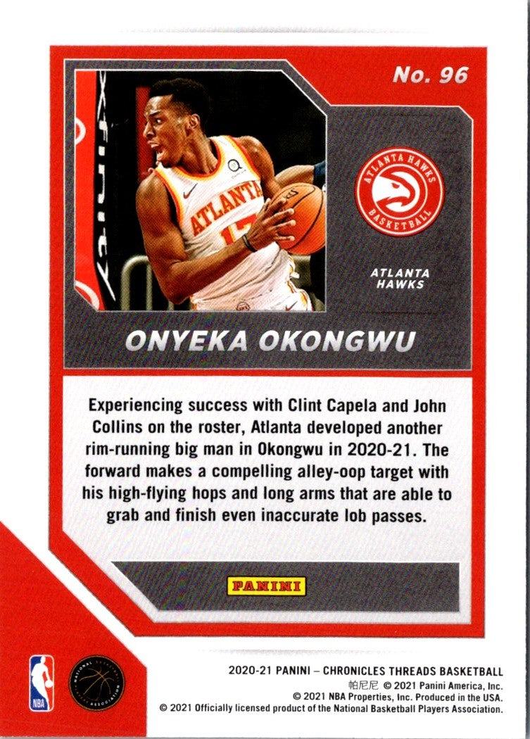 2020 Panini Chronicles Onyeka Okongwu