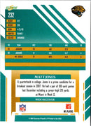 2007 Score Matt Jones