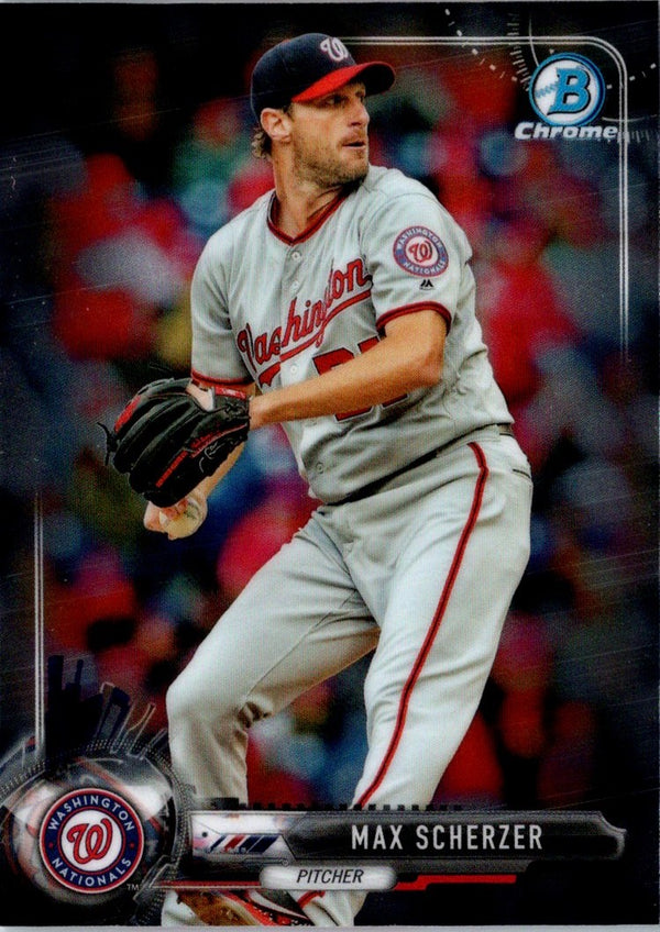 2017 Bowman Chrome Max Scherzer #76