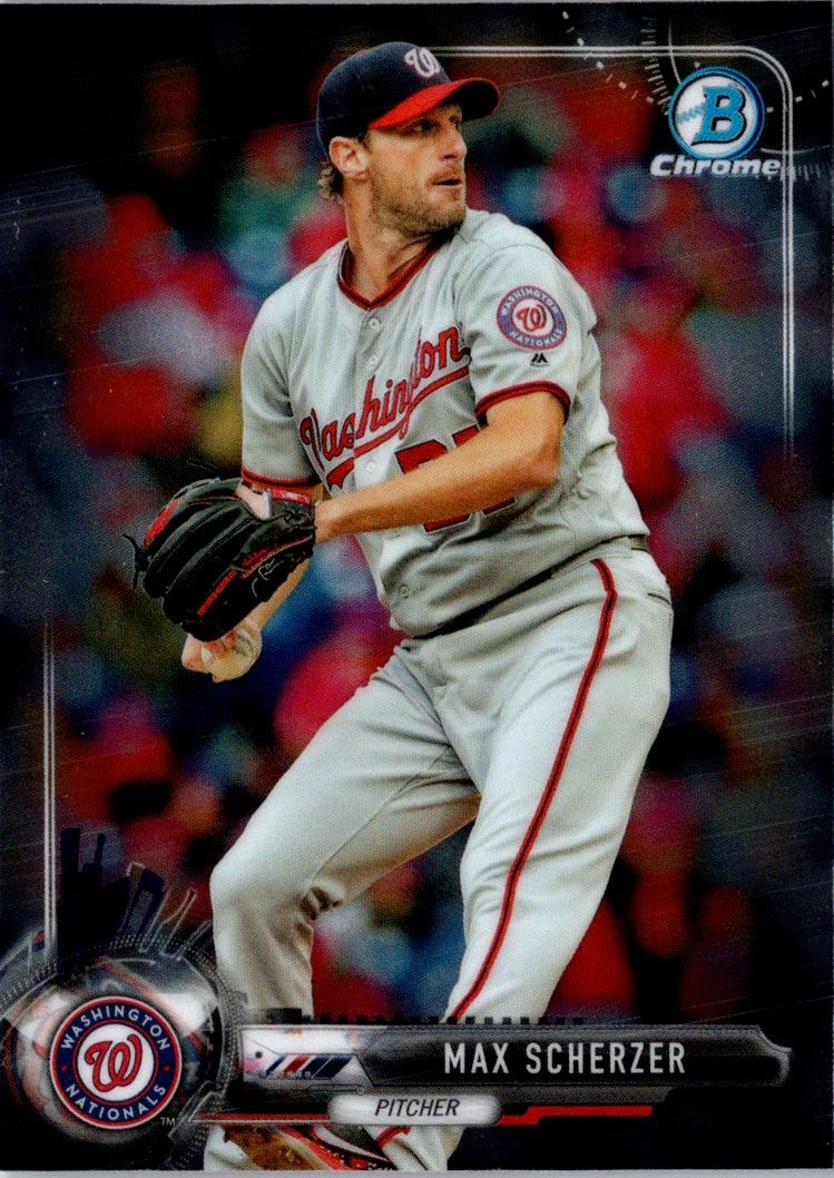 2017 Bowman Chrome Max Scherzer