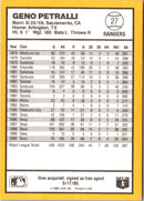 1990 Donruss Best of the AL Geno Petralli