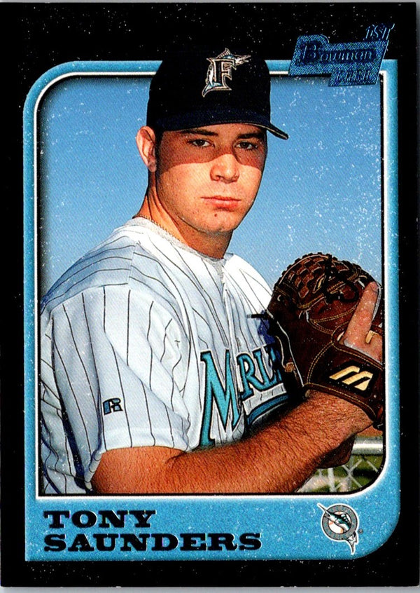 1997 Bowman Tony Saunders #123 Rookie