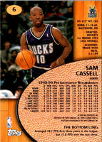 1999 Stadium Club Sam Cassell #6