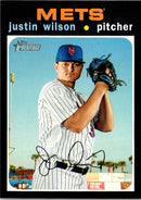 2020 Topps Heritage Justin Wilson