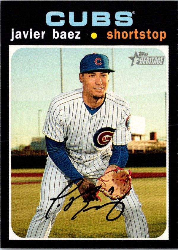 2020 Topps Heritage Javier Baez #142