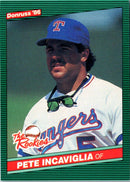 1986 Donruss The Rookies Pete Incaviglia