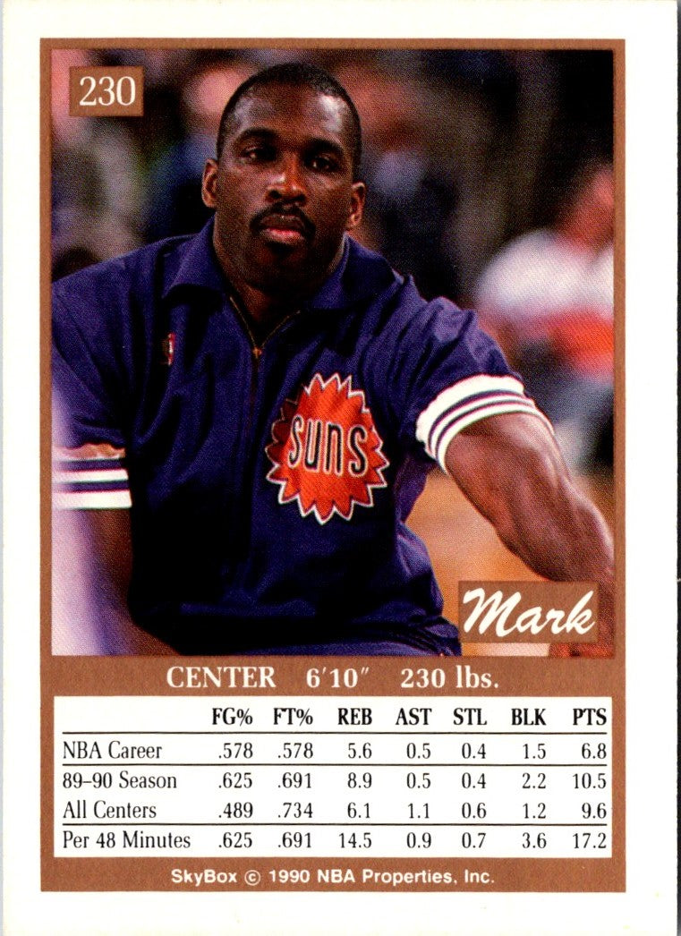 1990 SkyBox Mark West