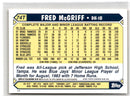 1987 Topps Traded Fred McGriff