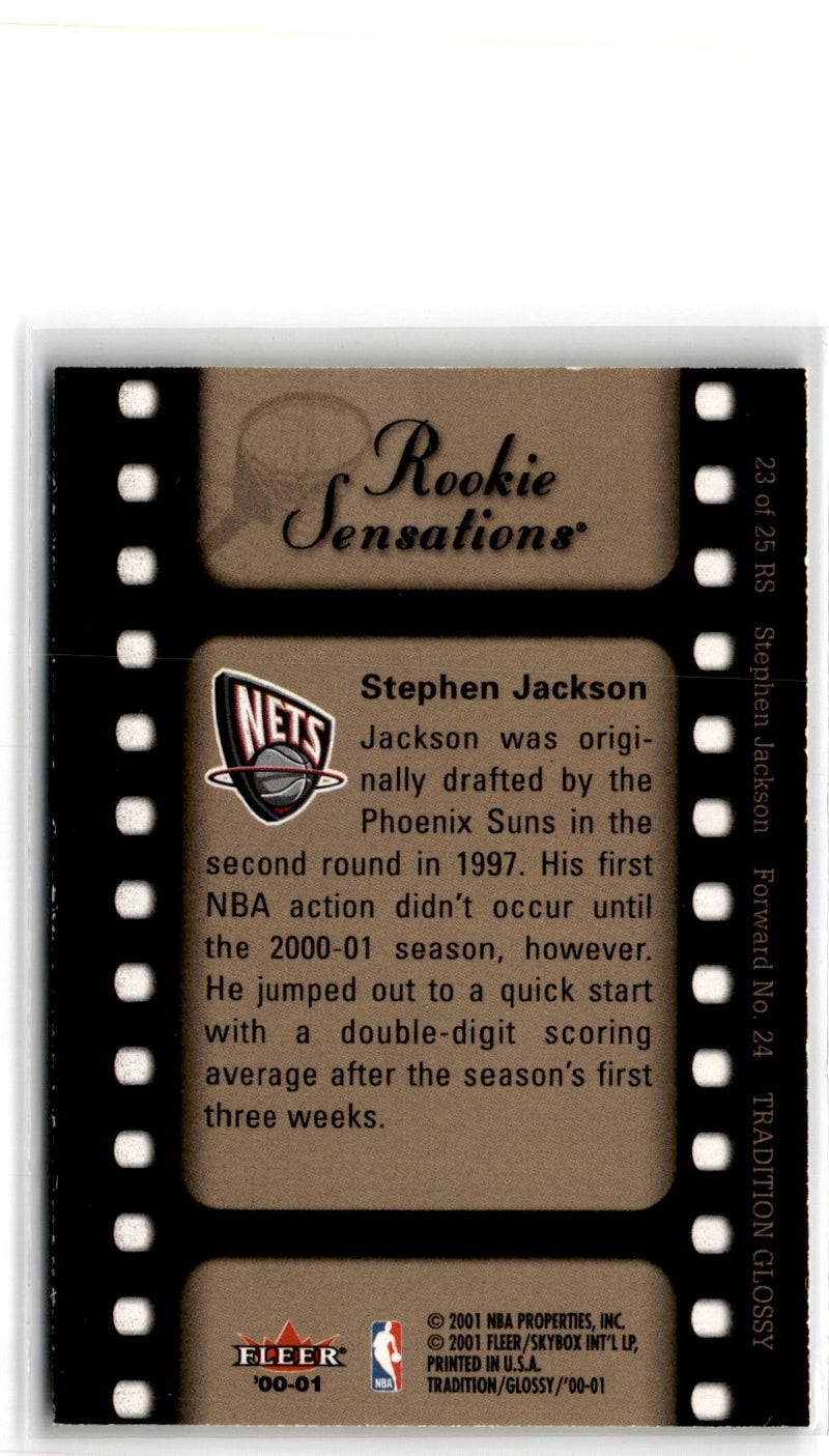 2001 Fleer Stephen Jackson