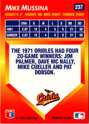 1992 Triple Play Mike Mussina