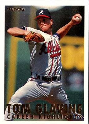 1993 Fleer Tom Glavine Career Highlights Tom Glavine #1B