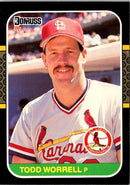 1987 Donruss Todd Worrell