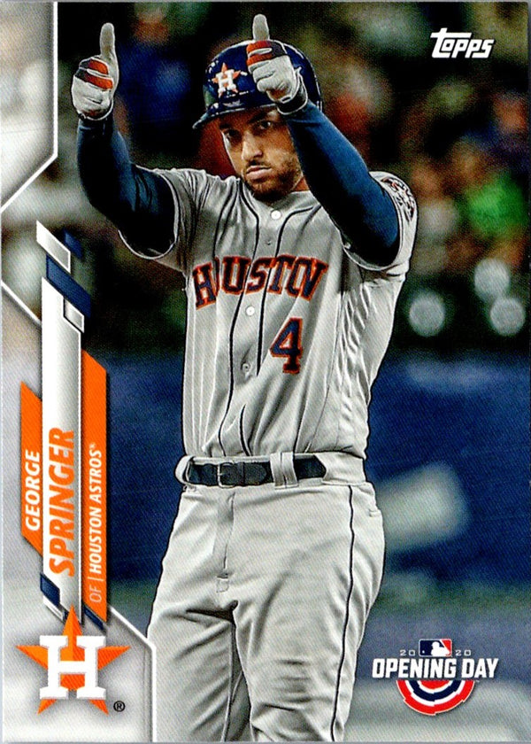 2020 Topps Opening Day George Springer #146