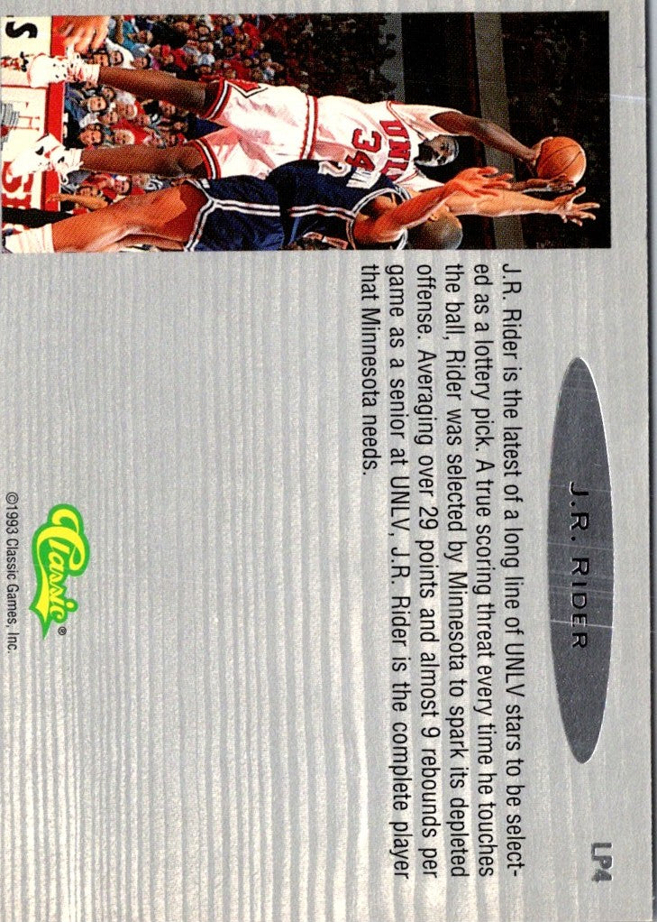 1993 Classic Draft Picks Limited Prints Isaiah Rider