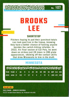 2023 Donruss Holo Blue Brooks Lee #107