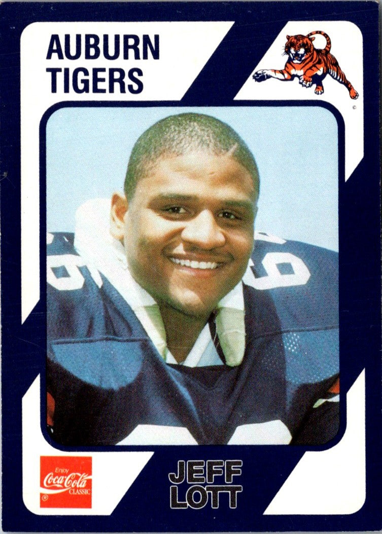 1989 Collegiate Collection Auburn Coke 580 Jeff Lott