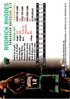 1999 Fleer Tradition Rodrick Rhodes #200