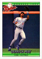 1992 Donruss The Rookies Derrick May #70