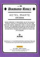 2021 Donruss Holo Purple Ketel Marte #30