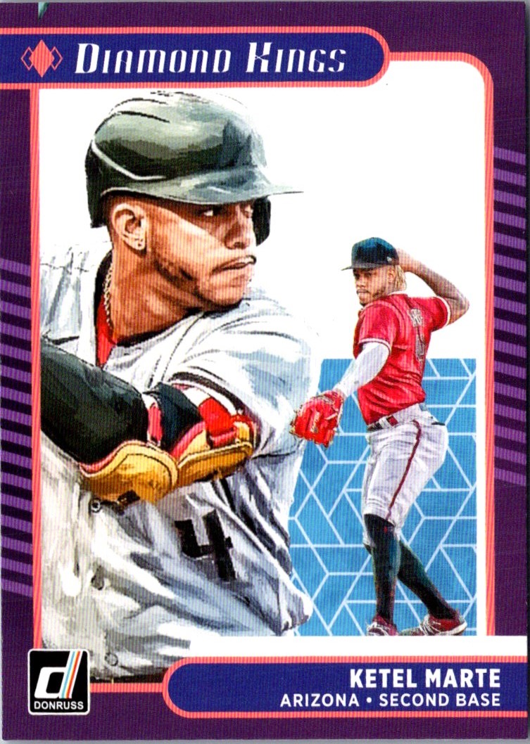 2021 Donruss Holo Purple Ketel Marte