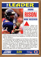 1991 Score Andre Rison #329