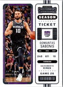2022 Panini Contenders Season Ticket Domantas Sabonis