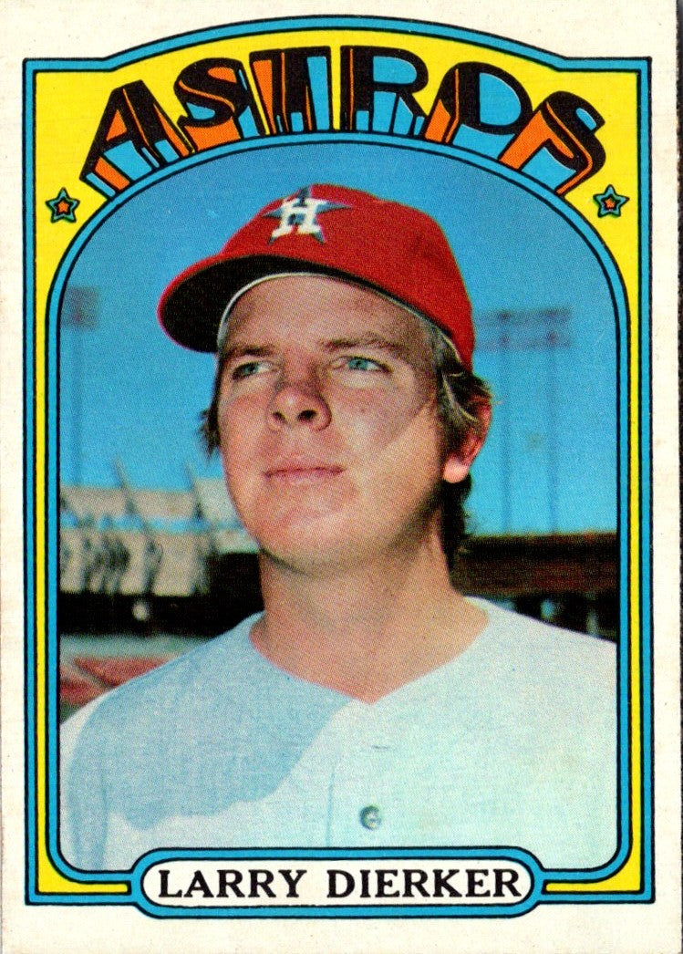 1972 Topps Larry Dierker