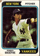 1974 Topps Fred Beene
