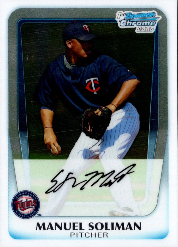 2011 Bowman Chrome Prospects Manuel Soliman #BCP199