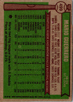 1976 Topps Mario Guerrero #499