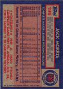 1984 Topps Jack Morris