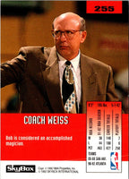 1992 SkyBox Bob Weiss #255