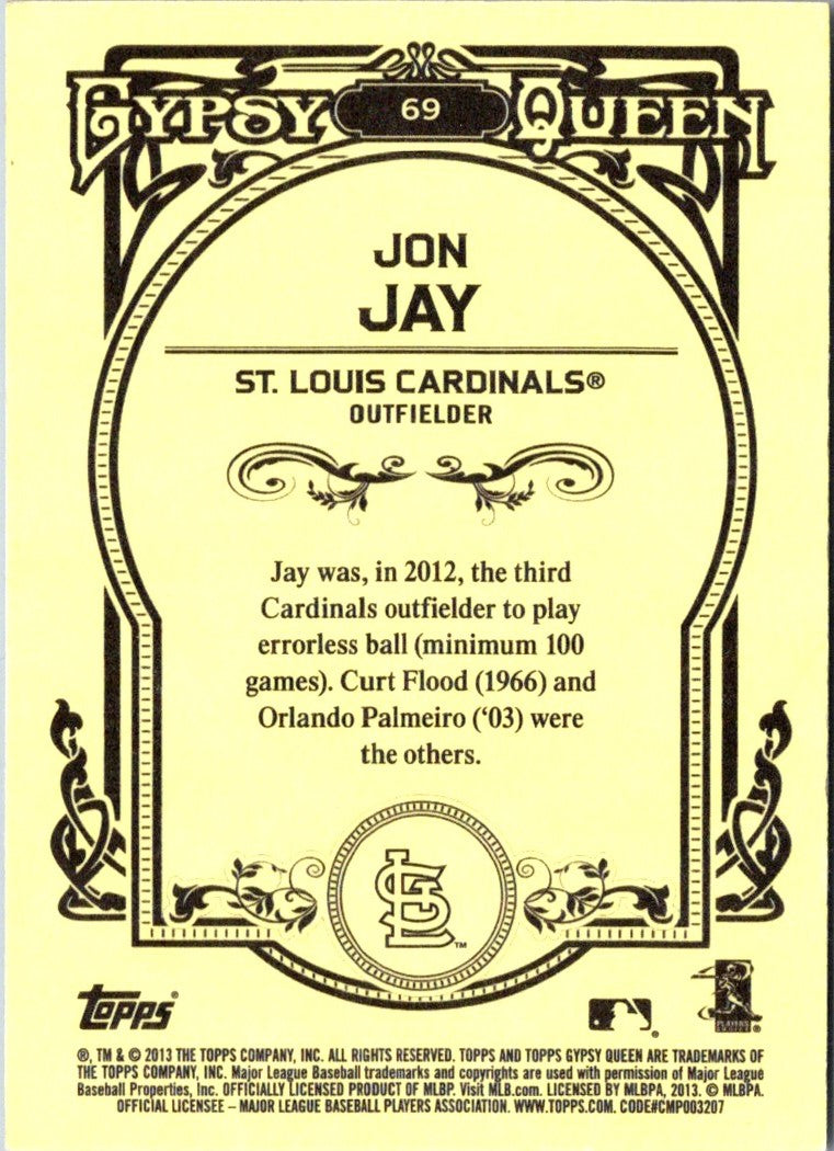 2013 Topps Gypsy Queen Jon Jay