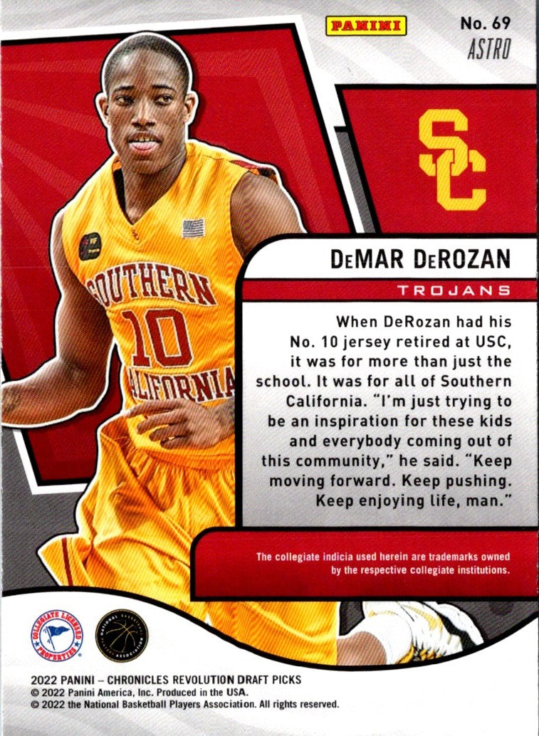 2022 Panini Chronicles Draft Picks Revolution DeMar DeRozan