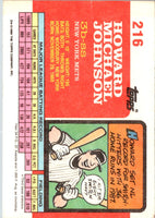 1990 Topps Big Howard Johnson #216