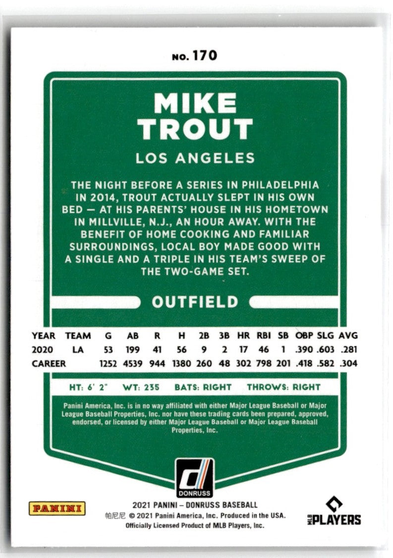 2021 Topps Heritage Mike Trout