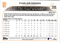 2022 Topps Update Carlos Rodon #US86