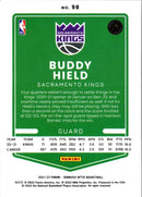 2021 Donruss Optic Blue Buddy Hield
