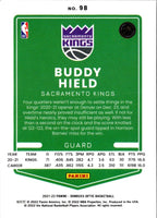 2021 Donruss Optic Blue Buddy Hield #98