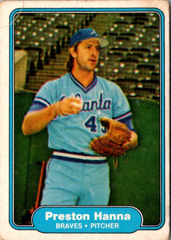 1982 Fleer Preston Hanna #435