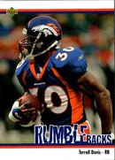 2002 UD Authentics Rumble Backs Terrell Davis