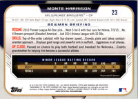 2015 Bowman Draft Picks & Prospects Monte Harrison #23