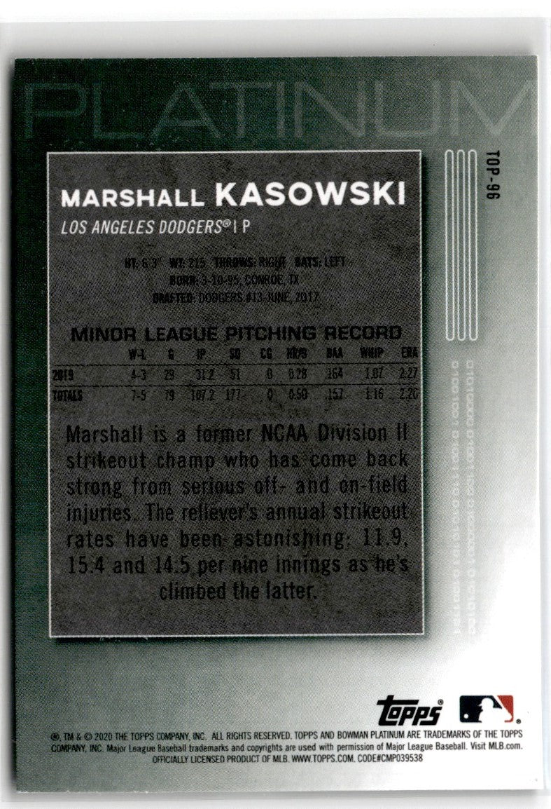 2020 Topps Marshall Kasowski