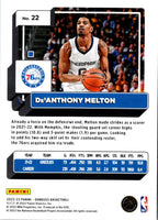 2022 Donruss De'Anthony Melton #22