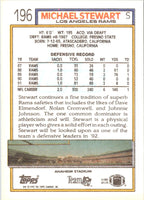 1992 Topps Michael Stewart #196