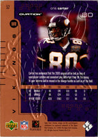 2001 Upper Deck Ovation Cris Carter #52