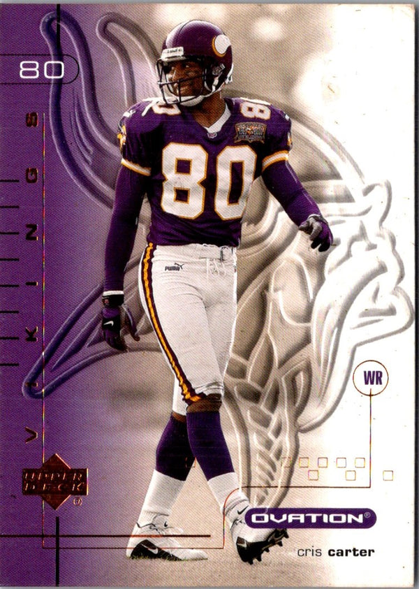 2001 Upper Deck Ovation Cris Carter #52